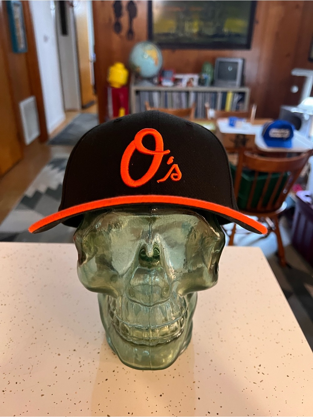 Black & Orange Orioles Baseball Cap